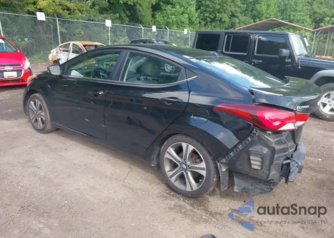 2015 Hyundai Elantra Sport из США, поврежденный, VIN KMHDH4AH6FU422230